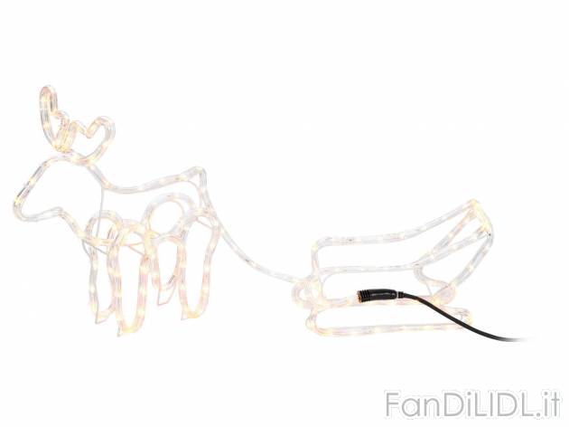 Decorazione natalizia 3D Livarno, prezzo 39.99 &#8364; 
- Luce bianca calda
- ...