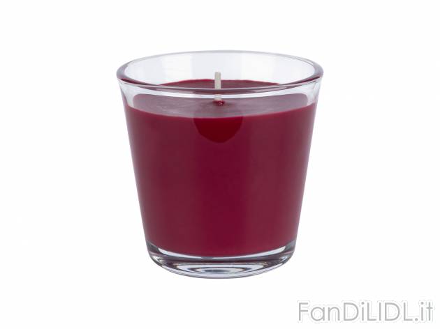 Candela profumata Livarno, prezzo 1.99 &#8364; 
- 20 ore di durata
- &Oslash; ...