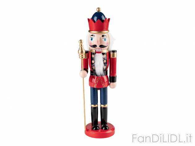 Statuetta schiaccianoci in legno Livarno, prezzo 11.99 &#8364; 
- Dipinto a ...