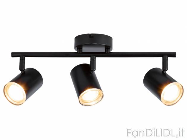 Lampada LED per bagno Livarno, prezzo 27.99 € 
- Con 3 lampadine LED a risparmio ...
