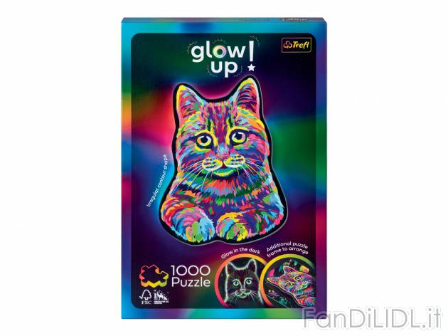 Puzzle fluorescente Trefl, prezzo 8.99 &#8364; 
1000 pezzi 
- Si illumina al ...