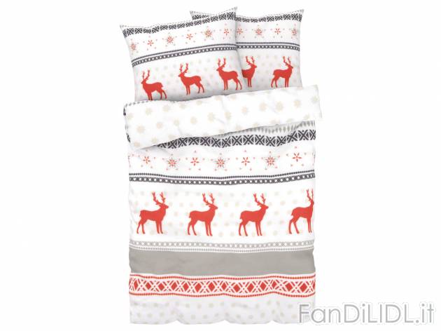 Parure copripiumino matrimoniale in pile Livarno, prezzo 29.99 &#8364; 
- Double-face
- ...