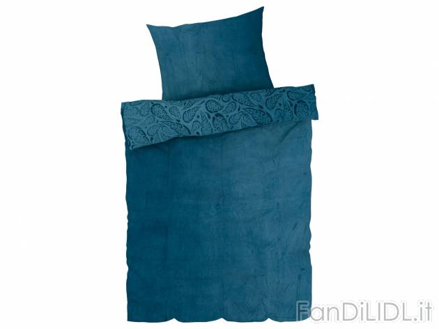 Parure copripiumino singolo in pile Livarno, prezzo 19.99 &#8364; 
- Double-face
- ...