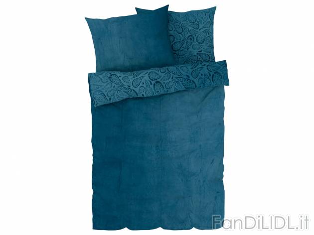 Parure copripiumino matrimoniale in pile Livarno, prezzo 29.99 &#8364; 
- Double-face
- ...