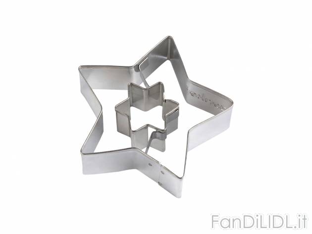 Accessori per pasticceria Fackelmann, prezzo 2.79 &#8364; 
A scelta tra:
- Stampini ...