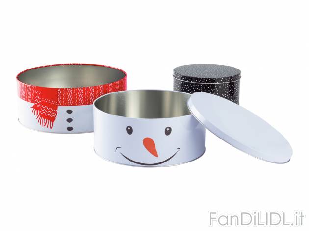 Set scatole per biscotti in latta Ernesto, prezzo 7.99 &#8364; 
3 pezzi 
- Set ...