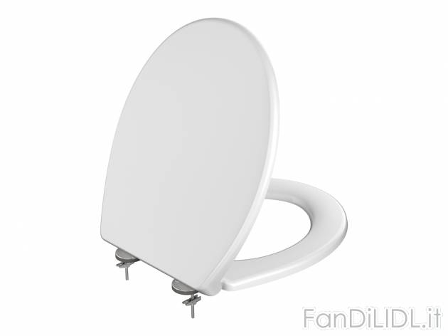 Asse per WC con chiusura automatica Livarno, prezzo 17.99 &#8364; 
- Con meccanismo ...