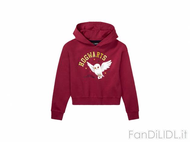 Felpa da bambina Harry Potter Oeko-tex, prezzo 12.99 € 
Misure: 8-14 anni 
- ...