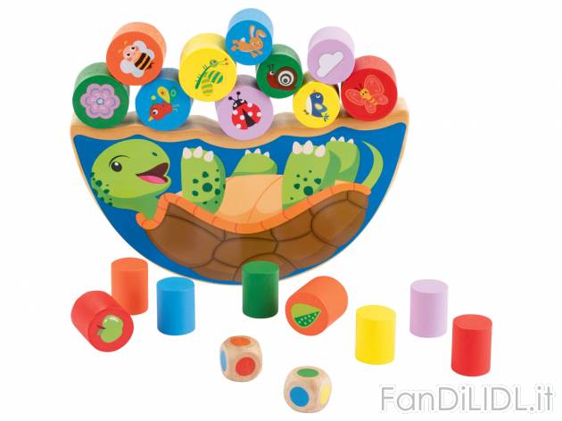 Gioco in legno Domino, memo, gioco della pesca o di equilibrio Playtive, prezzo ...