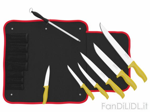 Set coltelli da carne Ernesto, prezzo 14.99 &#8364; 
7 pezzi 
- Acciaino incluso
- ...