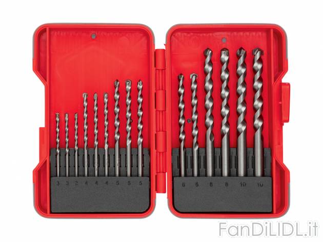 Set punte per trapano o avvitatore Parkside, prezzo 6.99 &#8364; 
15 o 37 pezzi ...