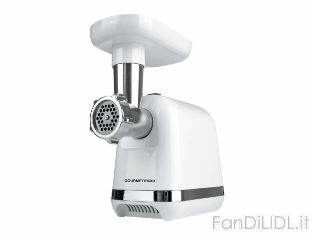 Tritacarne elettrico Gourmetmaxx, prezzo 44.00 &#8364; 
- Utilizzo multifunzione: ...