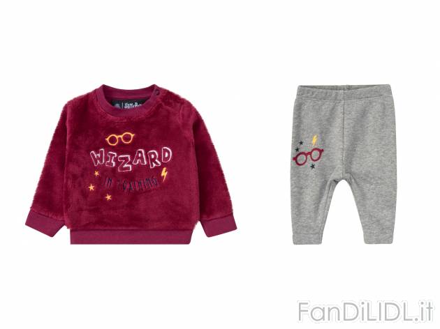 Tuta da neonato Harry Potter Oeko-tex, prezzo 9.99 € 
Misure: 2-24 mesi 
- Con ...