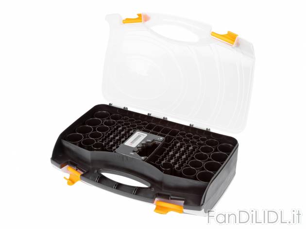 Valigetta porta batterie con tester Tronic, prezzo 19.99 &#8364; 
- Per la misurazione ...