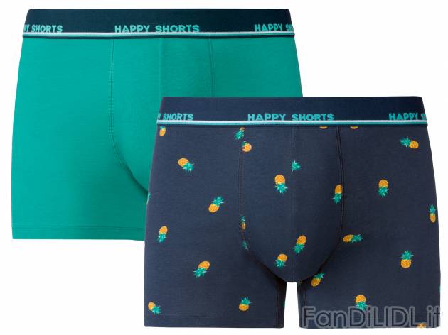 Boxer da uomo Happy-shorts, prezzo 8.99 &#8364; 
2 pezzi - Misure: M-XL
Taglie ...