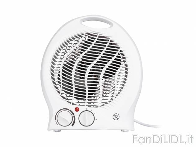 Termoventilatore Silvercrest, prezzo 11.99 &#8364; 
- Protezione antiribaltamento ...