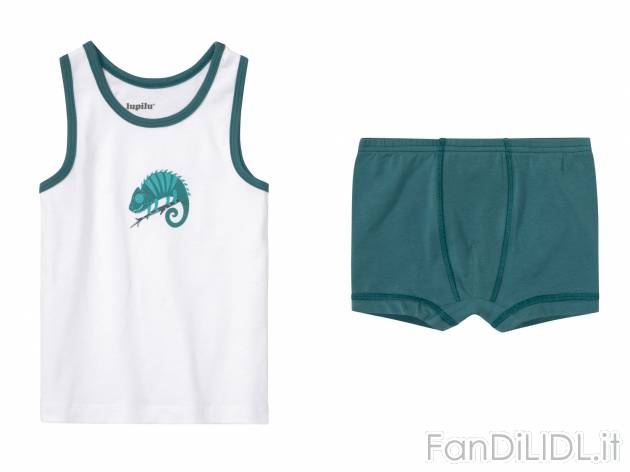 Coordinato intimo da bambino Lupilu-new, prezzo 4.99 € 
Misure: 2-8 anni
Taglie ...
