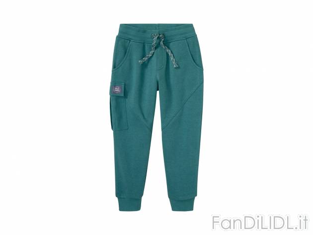 Pantaloni sportivi da bambino Lupilu-new, prezzo 8.99 € 
Misure: 2-8 anni
Taglie ...