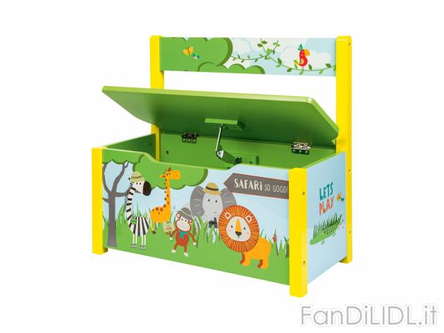Cassapanca per bambini Livarno, prezzo 39.99 &#8364; 
- Dimensioni: 29 x 62,5 ...