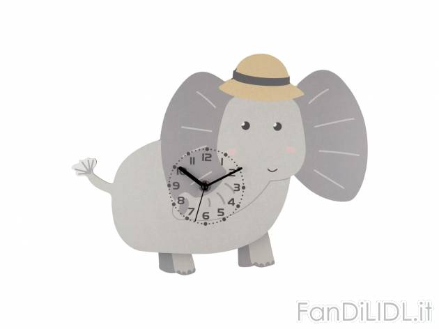 Orologio a pendolo per bambini Auriol, prezzo 11.99 &#8364; 
- Con zampe o coda ...