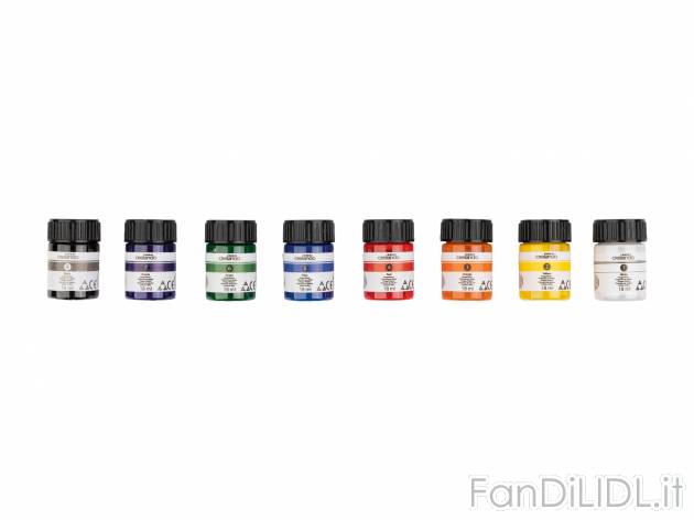 Colori a dita o a tempera Crelando, prezzo 2.99 &#8364; 
8 o 12 pezzi 
Colori ...
