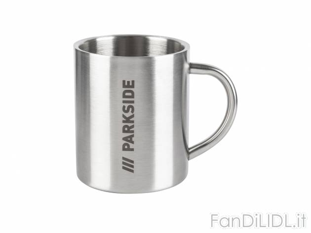 Tazza in acciaio Parkside, prezzo 5.99 &#8364; 
- Doppia parete
- Capacit&agrave;: ...