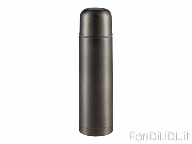 Borraccia o bicchiere termico in acciaio Ernesto, prezzo 5.99 € 
- Isolamento ...