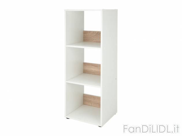 Scaffale con 3 ripiani Prezzo-lidl, prezzo 34.99 € 
- Con pannelli girevoli in ...