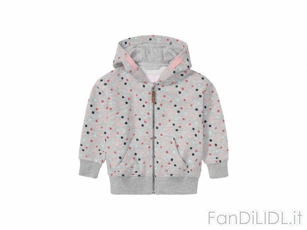 Felpa da bambina Lupilu-new, prezzo 8.99 &#8364; 
Misure: 2-8 anni 
- Morbidissimo ...