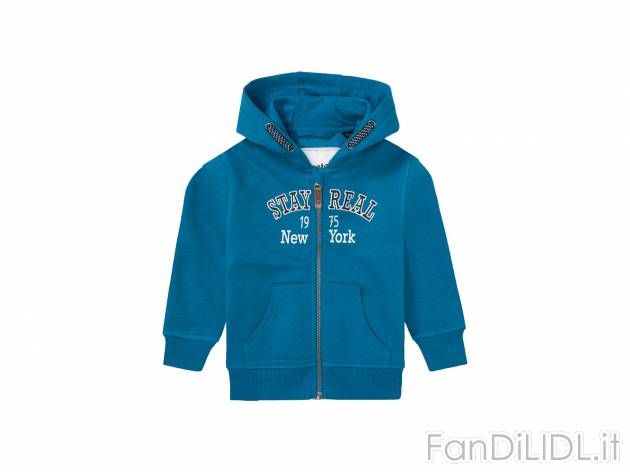Felpa da bambino Lupilu-new, prezzo 8.99 &#8364; 
Misure: 2-8 anni 
- Morbidissimo ...