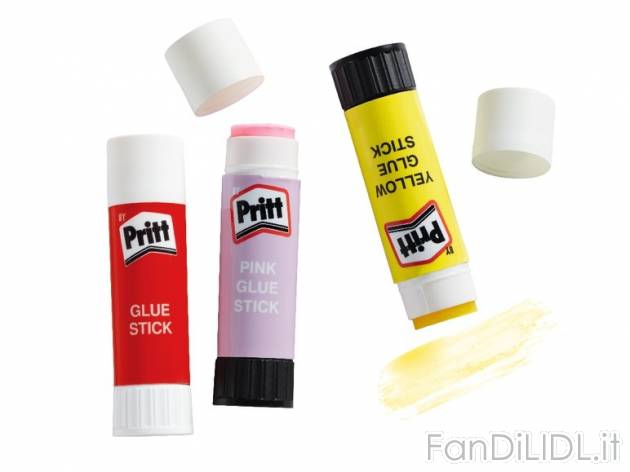 Colla stick 20g, 3 pezzi , prezzo 1,99 &#8364; per Alla confezione 
- A scelta ...