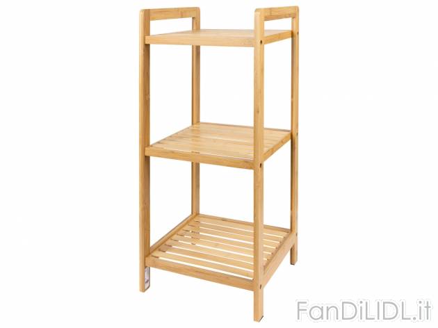 Scaffale o stander portasciugamani in bambù Livarno, prezzo 17.99 &#8364; 
- ...