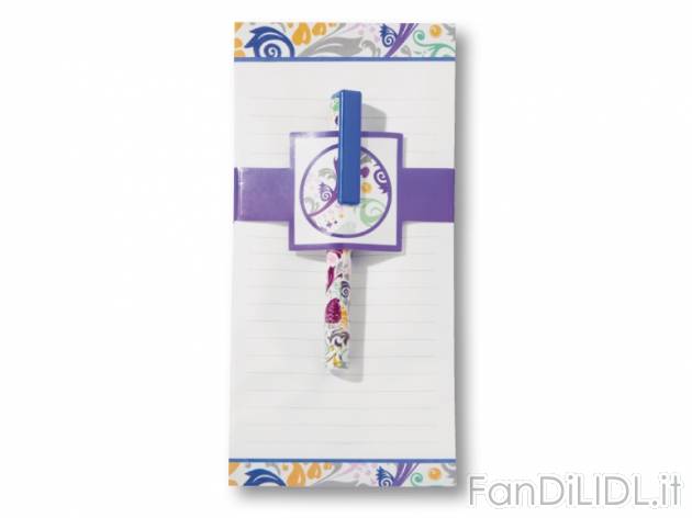 Blocco per appunti con penna United Office, prezzo 0,99 &#8364; per Alla confezione ...