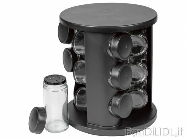 Portaspezie girevole Ernesto, prezzo 12.99 &#8364; 
10 pezzi 
- Girevole a 360&deg;
- ...