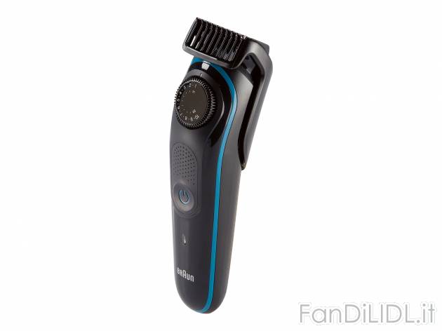 Regolabarba Braun, prezzo 34.99 &#8364; 
- 39 impostazioni di lunghezza da 1-20 ...
