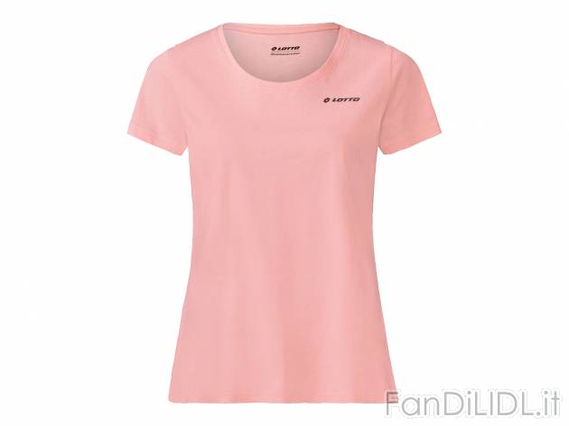 T-shirt da donna Lotto, prezzo 7.99 &#8364; 
Misure: S-L 
- -20%
Taglie disponibili

Caratteristiche

- ...