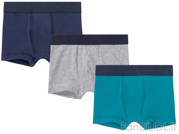 Boxer da bambino Lupilu-new, prezzo 5.99 &#8364; 
3 pezzi - Misure: 2-8 anni
Taglie ...