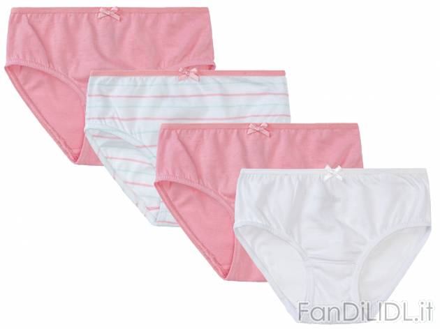 Slip da bambina Lupilu-new, prezzo 5.99 &#8364; 
4 pezzi - Misure: 2-8 anni ...
