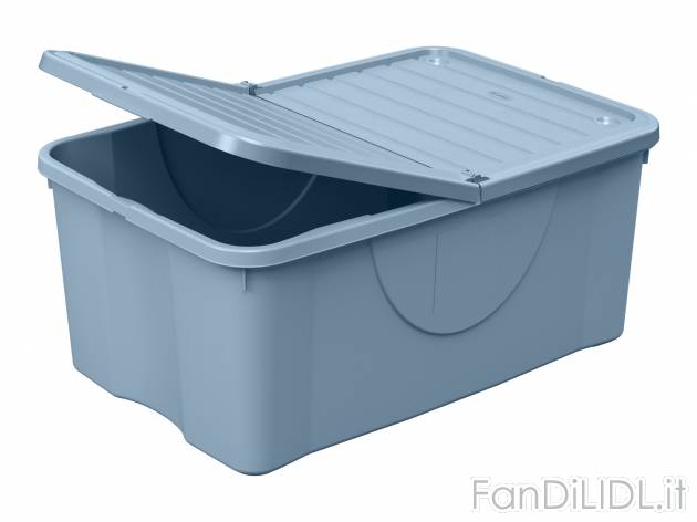 Box portaoggetti Livarno, prezzo 9.99 &#8364; 
40 L 
- 100% plastica riciclata
- ...