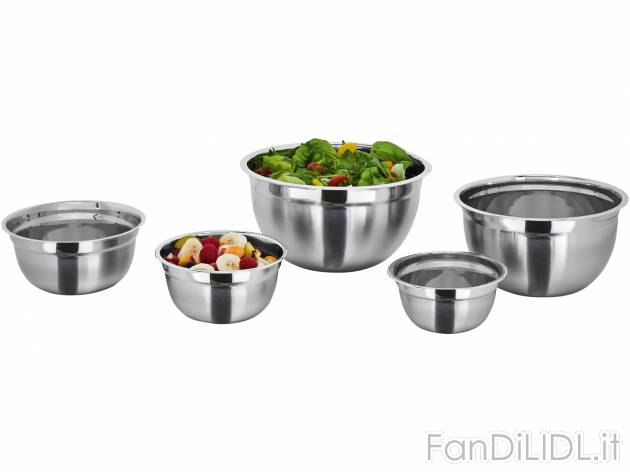 Set ciotole o set ciotole con coperchio Ernesto, prezzo 12.99 &#8364; 
5 o 3 ...