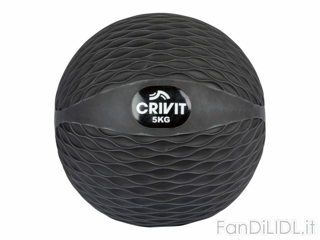 Palla medica Crivit, prezzo 19.99 &#8364; 
3 kg o 5 kg 
- Per l&#39;allenamento ...