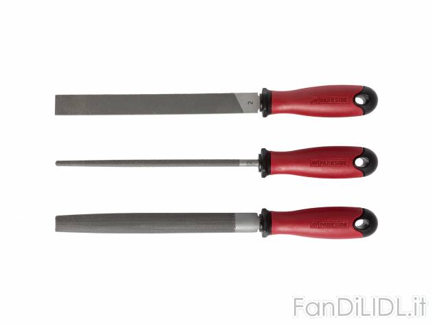 Set lime e raspe Parkside, prezzo 7.99 &#8364; 
3 pezzi 
- Lunghezza della lama: ...