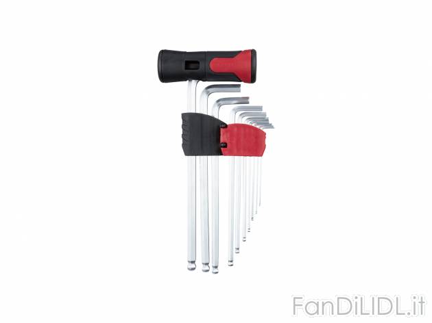 Set chiavi a brugola Parkside, prezzo 6.99 &#8364; 
11 pezzi
Caratteristiche

- ...