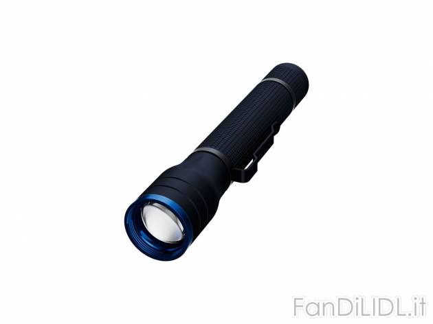 Torcia a LED Crivit, prezzo 6.99 &#8364; 
- Con funzione di focalizzazione e ...