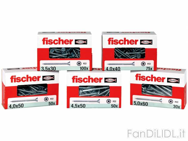 Set viti Fischer, prezzo 3.99 &#8364;  

Caratteristiche