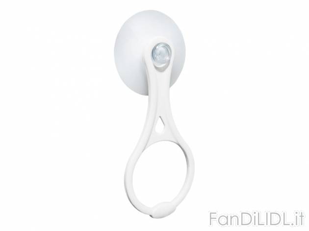 Set ganci per bagno Miomare, prezzo 1,99 &#8364; per Alla confezione 
- A) Porta-bottiglie, ...