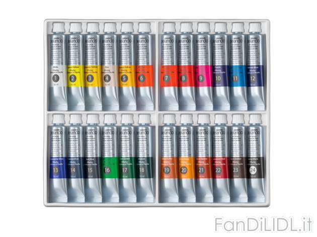 Colori acrilici, ad olio o colori ad acquerello Crelando, prezzo 5.99 &#8364; ...