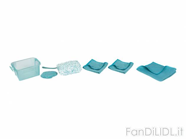 Set accessori per pulizia bagno AquaPur, prezzo 12.99 &#8364; 
In dotazione
- ...