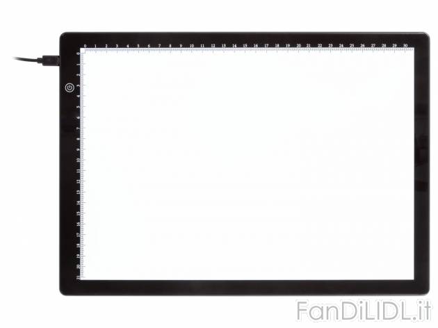 Tavoletta luminosa LED per disegno Crelando, prezzo 14.99 &#8364; 
- Posiziona ...