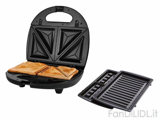 Tostiera 3 in 1 , prezzo 19.99 &#8364; 
- Con 3 piastre intercambiabili
- ...